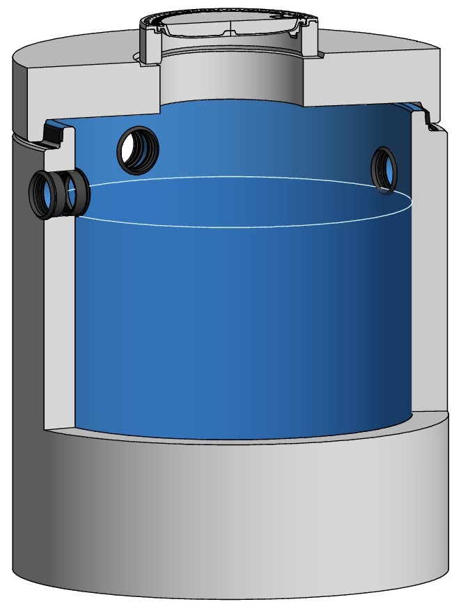 Entnahmebecken NeutraSam und Pumpspeicherbecken NeutraClean